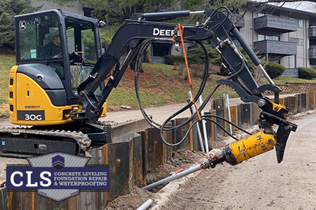 Case History - Helical Tiebacks On Sheet Pile Retaining Wall